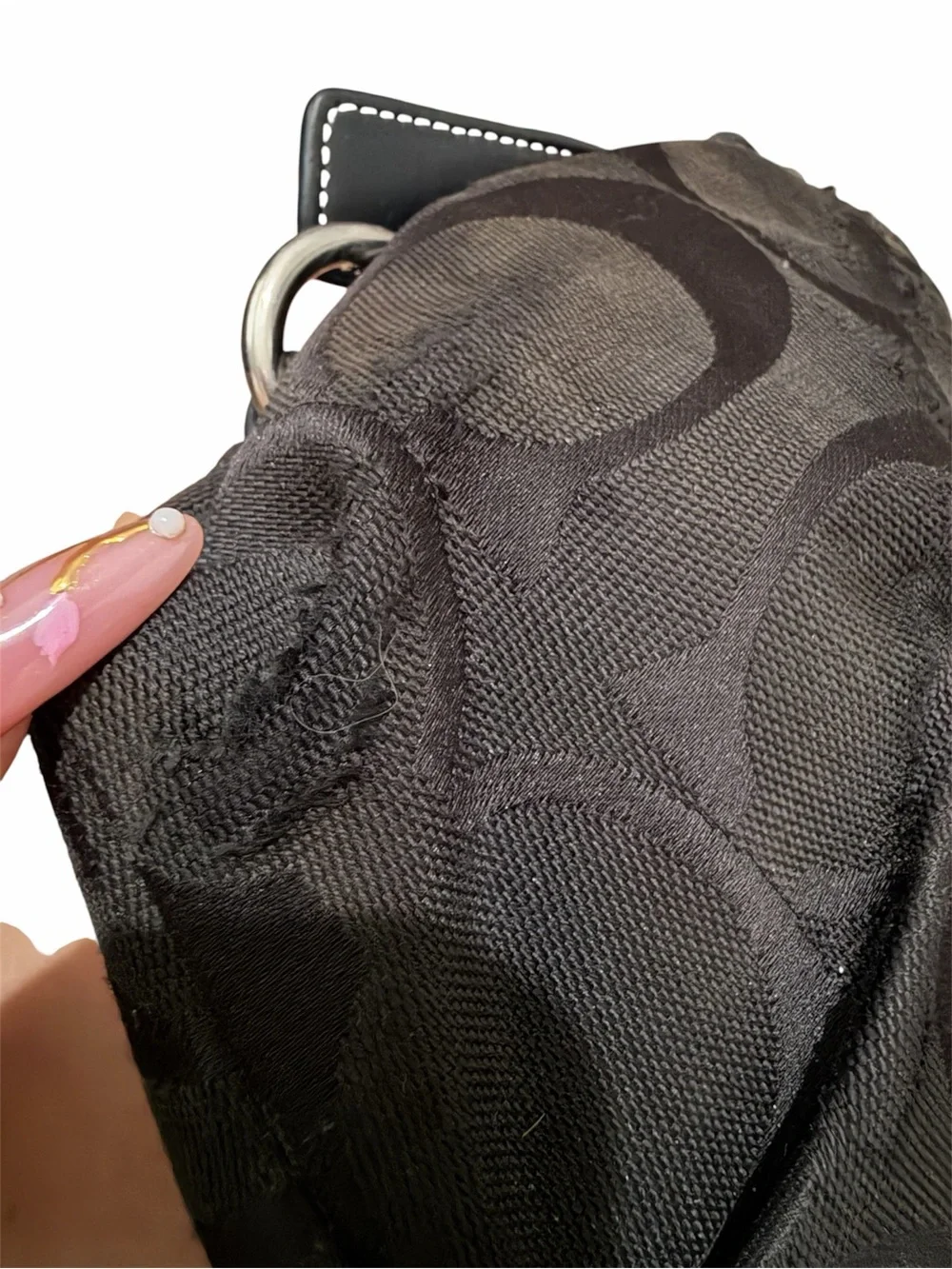 Vintage Coach Y2K Black Shoulder Bag